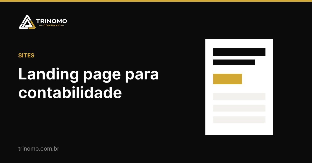 Capa do artigo: Landing page para contabilidade: estrutura que converte (com checklist)