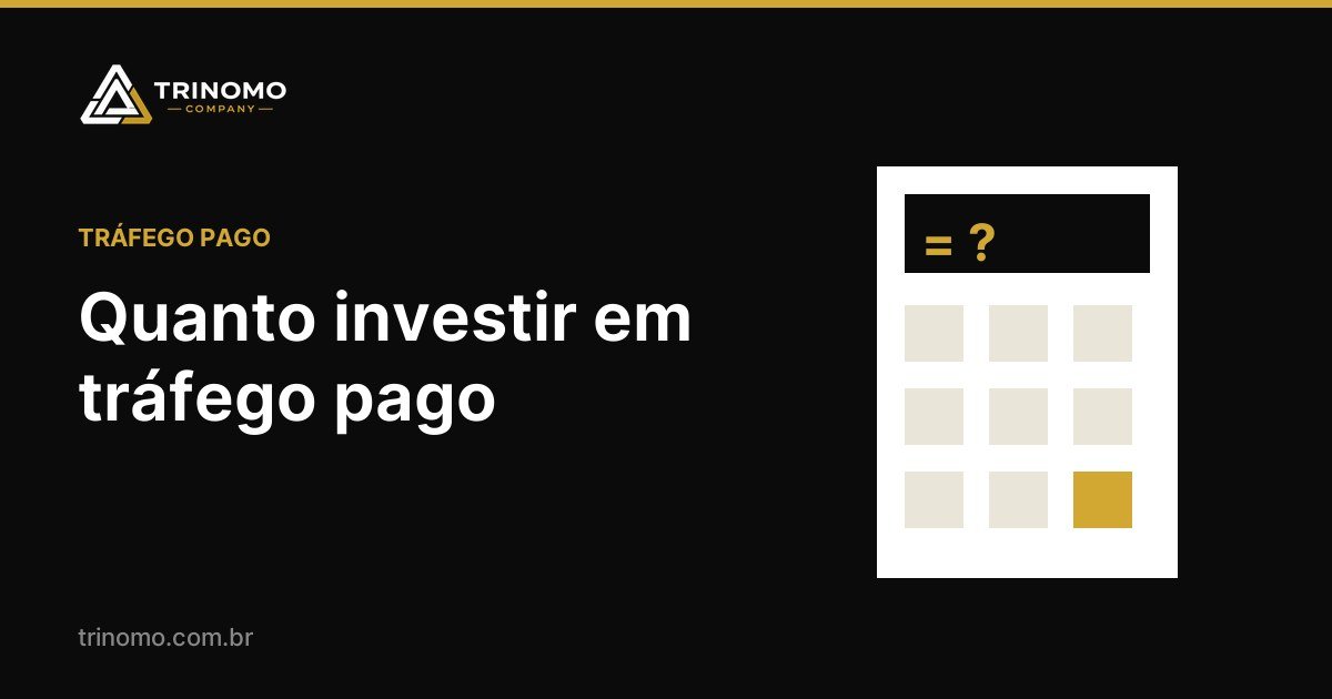Capa do artigo: Quanto investir em tráfego pago para contabilidade: como calcular a verba do seu escritório